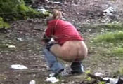 Watch video Pissing outdoor 005