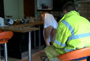 Watch video Lucky Road Worker!